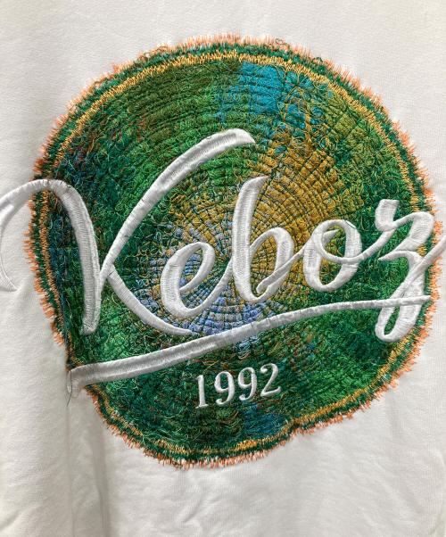 KEBOZ（ケボズ）KEBOZ (ケボズ) プルオーバーパーカー ホワイト サイズ:XXLの古着・服飾アイテム