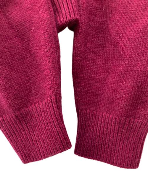 HER LIP TO（ハーリップトゥ）Her lip to (ハーリップトゥ) Big Collar Knit Top パープル サイズ:FREEの古着・服飾アイテム