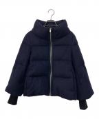 ANAYIアナイ）の古着「アルパカシャギーダウンコート」｜ネイビー