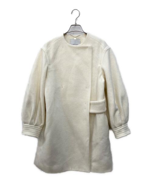Loulou Willoughby（ルルウィルビー）Loulou Willoughby (ルルウィルビー) モヘヤシャギーミドルコート アイボリー サイズ:SIZE 1の古着・服飾アイテム
