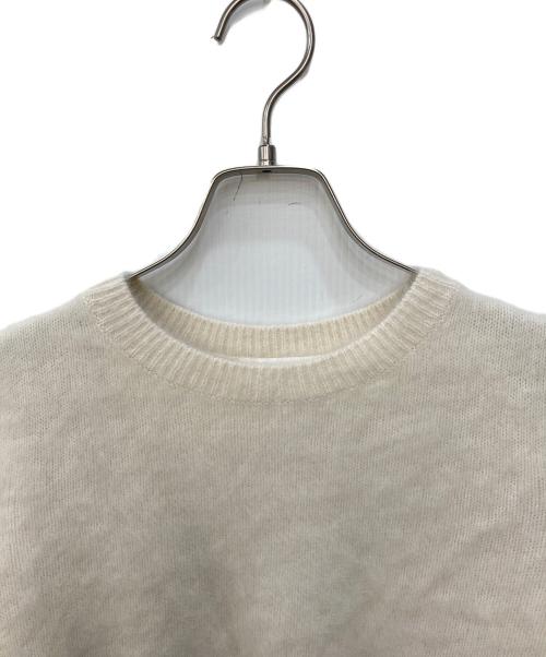 La boutique BonBon（ラブティックボンボン）La boutique BonBon (ラブティックボンボン) 【最強モテ】ヘアリーウールカシミヤ混スリットショルダーニット アイボリー サイズ:FREEの古着・服飾アイテム