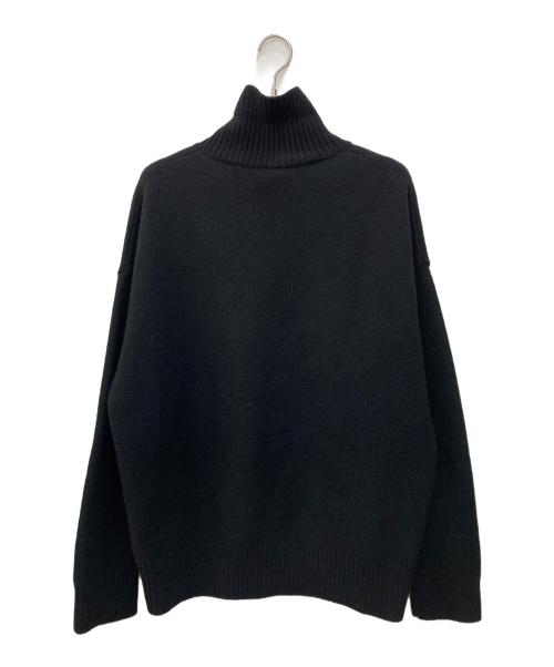 AMI Alexandre Mattiussi（アミアレクサンドルマテュッシ）AMI Alexandre Mattiussi (アミアレクサンドルマテュッシ) ADC FUNNEL NECK SWEATER ブラック サイズ:Lの古着・服飾アイテム