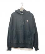 Champion REVERSE WEAVEチャンピオン リバース ウィーブ）の古着「プルオーバーパーカー」｜ブラック
