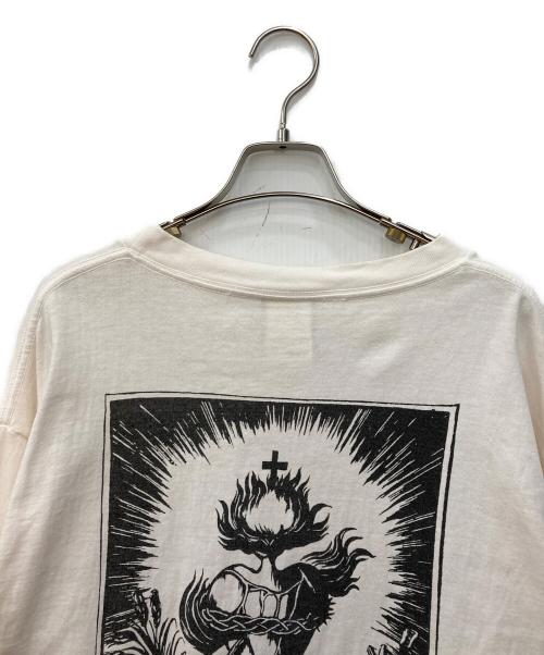 SAINT MICHAEL（セントマイケル）SAINT MICHAEL (セントマイケル) LS TEE W.I.H ホワイト サイズ:Mの古着・服飾アイテム