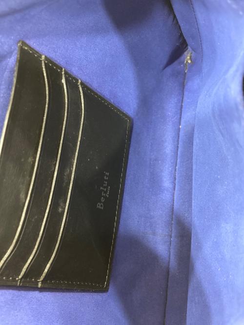 Berluti（ベルルッティ）Berluti (ベルルッティ) カリグラフィレザークラッチバッグ グレーの古着・服飾アイテム