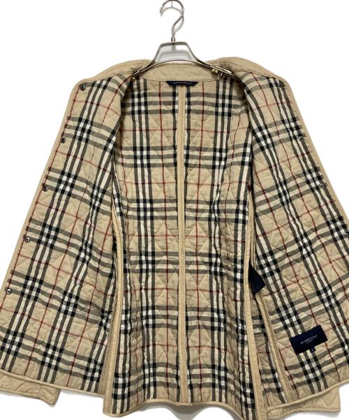 BURBERRY LONDON（バーバリーロンドン）BURBERRY LONDON (バーバリーロンドン) 裏地ノヴァチェック柄キルティングジャケット ベージュ サイズ:Lの古着・服飾アイテム