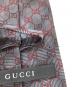 中古・古着 GUCCI (グッチ) GG柄シルクネクタイ グレー サイズ:不明：6000円