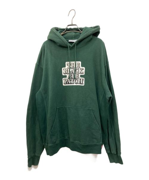 BlackEyePatch（ブラックアイパッチ）BlackEyePatch (ブラックアイパッチ) ロゴパーカー グリーン サイズ:XLの古着・服飾アイテム