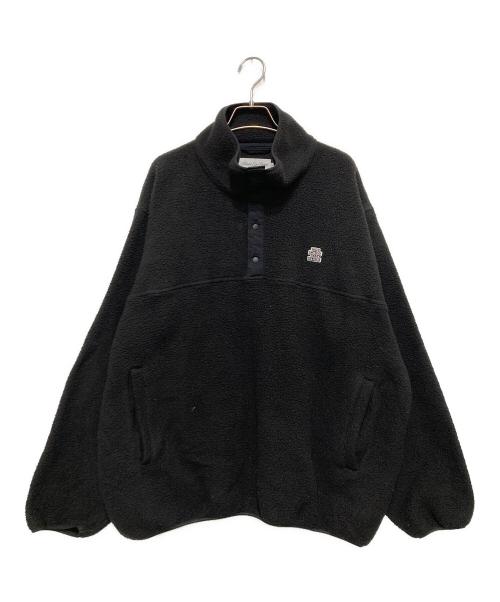 BlackEyePatch（ブラックアイパッチ）BlackEyePatch (ブラックアイパッチ) フリースシプルオーバー ブラック サイズ:Lの古着・服飾アイテム