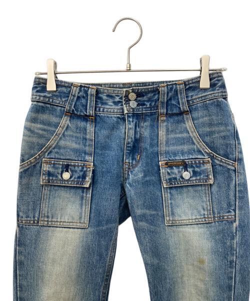 Hysteric Glamour（ヒステリックグラマー）Hysteric Glamour (ヒステリックグラマー) フレアデニムパンツ インディゴ サイズ:XSの古着・服飾アイテム