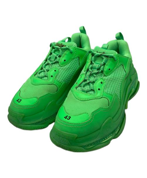 BALENCIAGA（バレンシアガ）BALENCIAGA (バレンシアガ) Triple S ダッドスニーカー グリーン サイズ:28.5㎝の古着・服飾アイテム