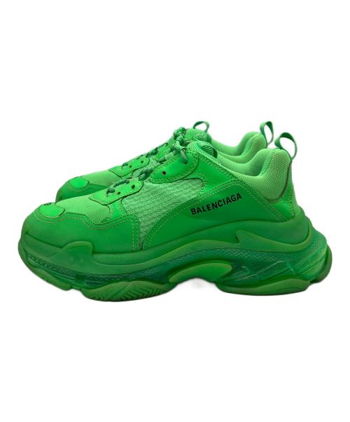 BALENCIAGA（バレンシアガ）BALENCIAGA (バレンシアガ) Triple S ダッドスニーカー グリーン サイズ:28.5㎝の古着・服飾アイテム
