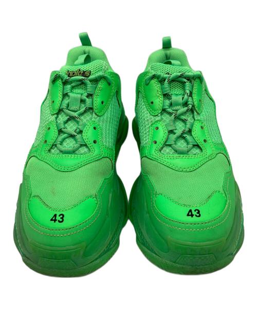 BALENCIAGA（バレンシアガ）BALENCIAGA (バレンシアガ) Triple S ダッドスニーカー グリーン サイズ:28.5㎝の古着・服飾アイテム