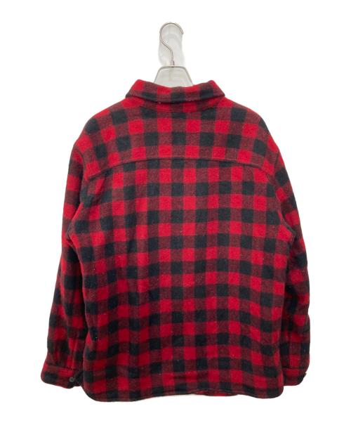 L.L.Bean（エルエルビーン）L.L.Bean (エルエルビーン) チェックシャツジャケット レッド サイズ:Ｌの古着・服飾アイテム