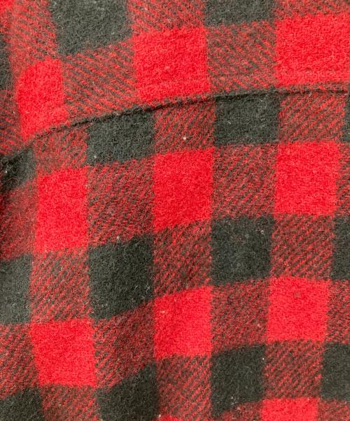 L.L.Bean（エルエルビーン）L.L.Bean (エルエルビーン) チェックシャツジャケット レッド サイズ:Ｌの古着・服飾アイテム