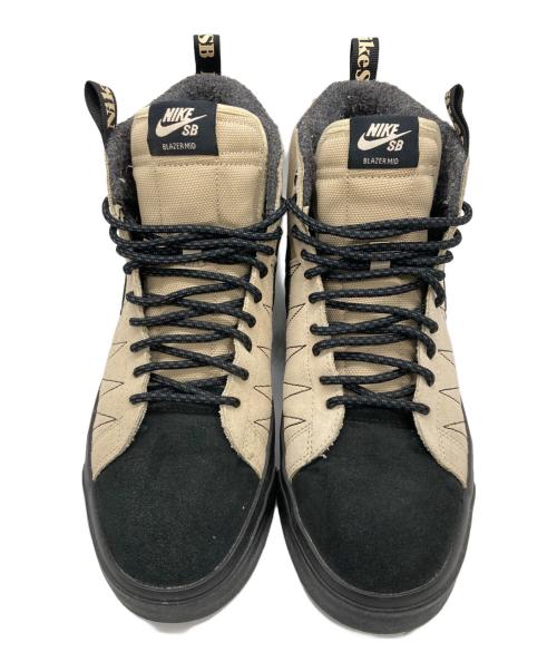 NIKE（ナイキ）NIKE (ナイキ) SB ZOOM BLAZER MID PRM　SBズームブレーザーミッドPRM ベージュ×ブラック サイズ:27.5の古着・服飾アイテム