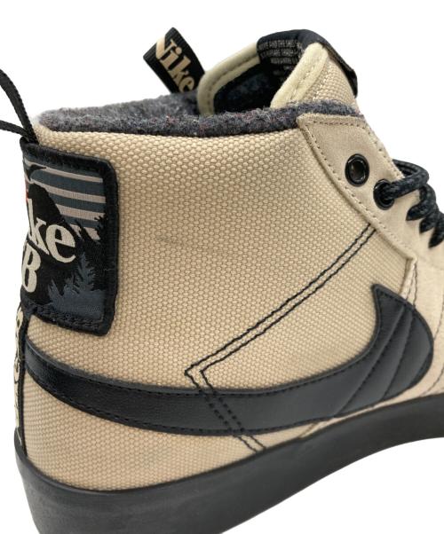 NIKE（ナイキ）NIKE (ナイキ) SB ZOOM BLAZER MID PRM　SBズームブレーザーミッドPRM ベージュ×ブラック サイズ:27.5の古着・服飾アイテム