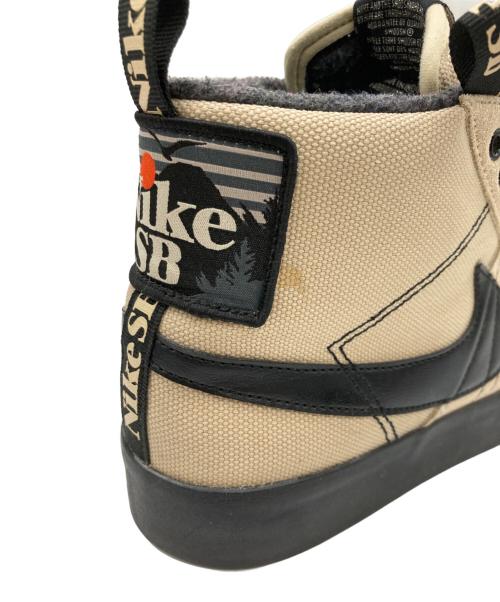 NIKE（ナイキ）NIKE (ナイキ) SB ZOOM BLAZER MID PRM　SBズームブレーザーミッドPRM ベージュ×ブラック サイズ:27.5の古着・服飾アイテム