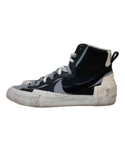 NIKE（ナイキ）NIKE (ナイキ) sacai (サカイ) sacai × NIKE BLAZER MID ブラック サイズ:26.5㎝の古着・服飾アイテム