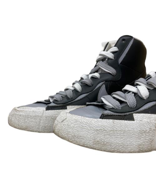 NIKE（ナイキ）NIKE (ナイキ) sacai (サカイ) sacai × NIKE BLAZER MID ブラック サイズ:26.5㎝の古着・服飾アイテム