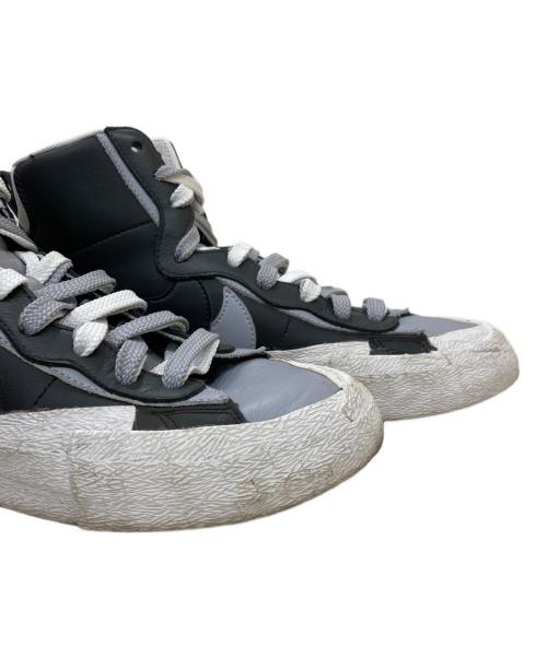 NIKE（ナイキ）NIKE (ナイキ) sacai (サカイ) sacai × NIKE BLAZER MID ブラック サイズ:26.5㎝の古着・服飾アイテム