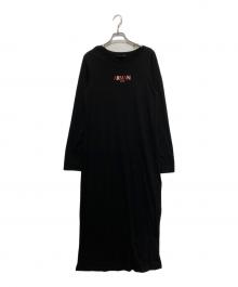 ARMANI EXCHANGE（アルマーニ エクスチェンジ）の古着「カットソーワンピース」｜ブラック