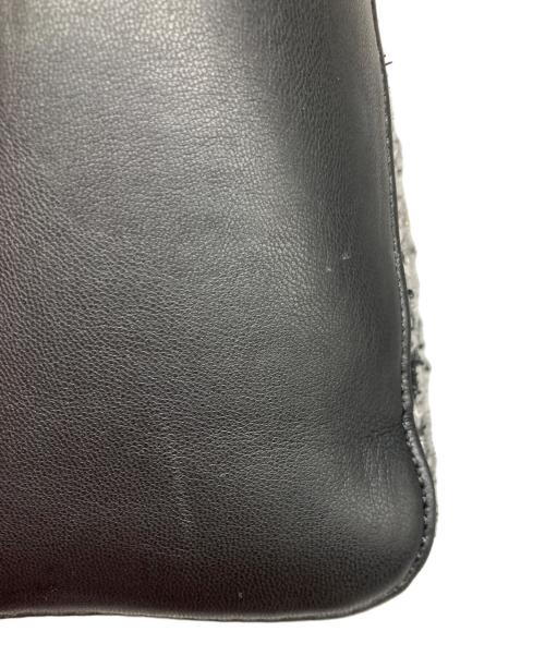 DIANA（ダイアナ）DIANA (ダイアナ) ツイード2WAYショルダーバッグ ホワイト×ブラックの古着・服飾アイテム