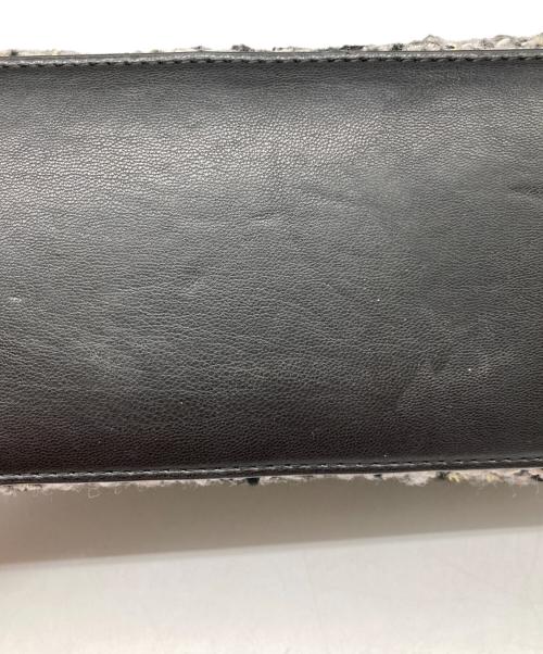 DIANA（ダイアナ）DIANA (ダイアナ) ツイード2WAYショルダーバッグ ホワイト×ブラックの古着・服飾アイテム