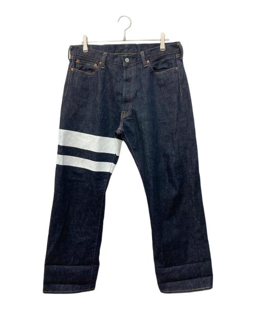 MOMOTARO JEANS（桃太郎ジーンズ）MOMOTARO JEANS (桃太郎ジーンズ) 15.7oz 特濃インディゴ出陣クラシックストレートジーンズ インディゴ サイズ:91cm(W36)の古着・服飾アイテム