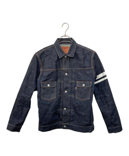 MOMOTARO JEANS（桃太郎ジーンズ）MOMOTARO JEANS (桃太郎ジーンズ) 出陣 ダブルポケットデニムジャケット インディゴ サイズ:SIZE 40の古着・服飾アイテム