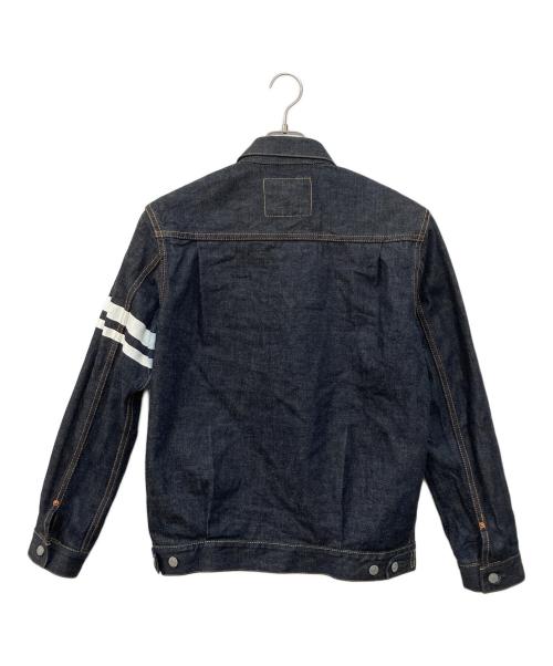 MOMOTARO JEANS（桃太郎ジーンズ）MOMOTARO JEANS (桃太郎ジーンズ) 出陣 ダブルポケットデニムジャケット インディゴ サイズ:SIZE 40の古着・服飾アイテム