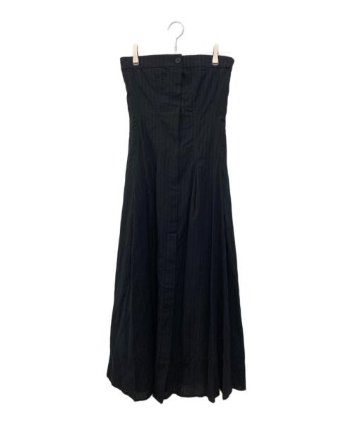 LAGUNA MOON（ラグナムーン）LAGUNA MOON (ラグナムーン) シュリンクカットソーセットベアワンピース ホワイト×ブラック サイズ:Sの古着・服飾アイテム