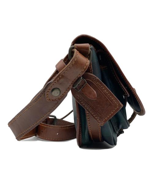 RALPH LAUREN（ラルフローレン）RALPH LAUREN (ラルフローレン) フラップチェックショルダーバッグ グリーンの古着・服飾アイテム