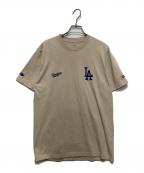 New Eraニューエラ）の古着「クルーネックT」｜ベージュ