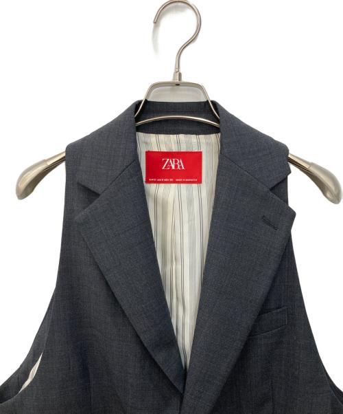 ZARA（ザラ）ZARA (ザラ) HARRY LAMBERT (ハリー・ランバート) ベスト グレー サイズ:Lの古着・服飾アイテム