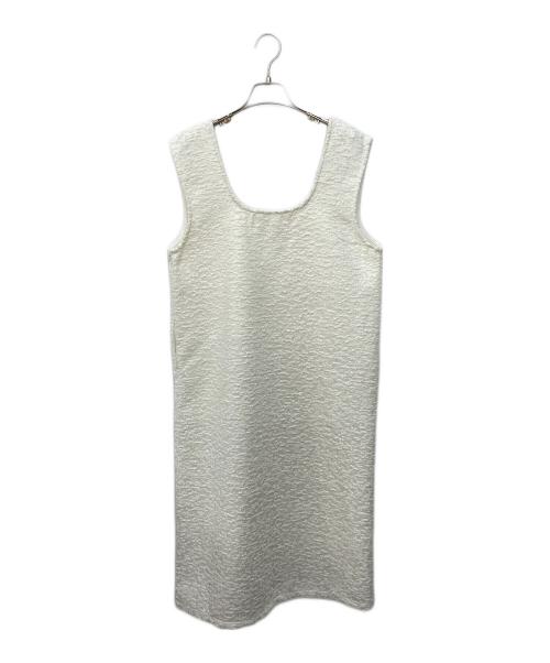 ELLIE（エリー）ELLIE (エリー) ノースリーブワンピース ホワイト サイズ:FREEの古着・服飾アイテム