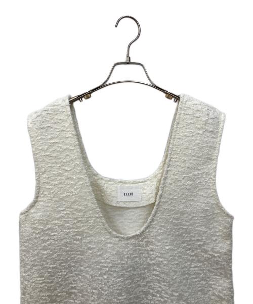 ELLIE（エリー）ELLIE (エリー) ノースリーブワンピース ホワイト サイズ:FREEの古着・服飾アイテム