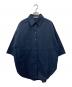 ETRE TOKYO（エトレトウキョウ）の古着「ハーフスリーブオーバーシャツ」｜ネイビー
