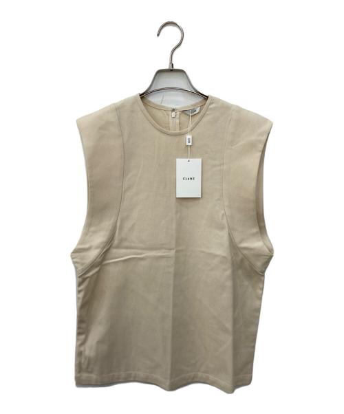 CLANE（クラネ）CLANE (クラネ) ラウンドスリーブトップス アイボリー サイズ:SIZE 1の古着・服飾アイテム
