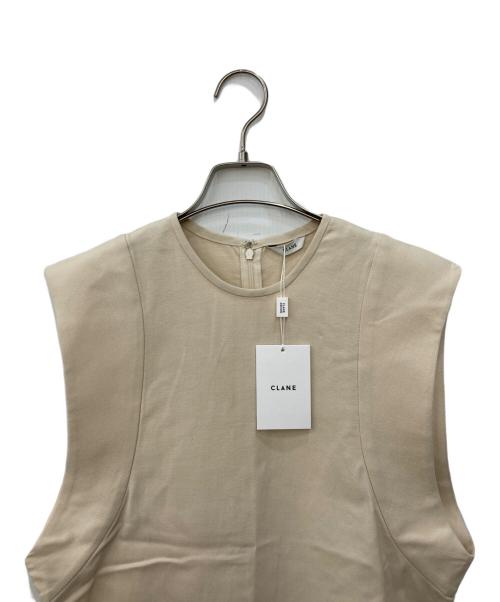 CLANE（クラネ）CLANE (クラネ) ラウンドスリーブトップス アイボリー サイズ:SIZE 1の古着・服飾アイテム