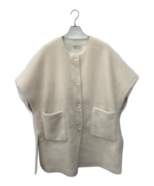 Maglia Plus（マリアプラス）maglia plus (マリアプラス) オーバーサイズボアベスト アイボリー サイズ:Fの古着・服飾アイテム