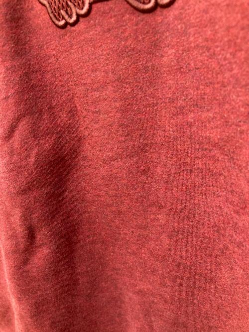 LACOSTE（ラコステ）LACOSTE (ラコステ) デカロゴ刺繍スウェット レッド サイズ:Lの古着・服飾アイテム