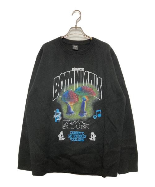 HUF（ハフ）HUF (ハフ) MIND JOURNEY SWEATER ブラック サイズ:Lの古着・服飾アイテム