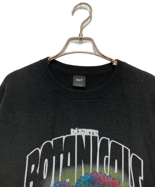 HUF（ハフ）HUF (ハフ) MIND JOURNEY SWEATER ブラック サイズ:Lの古着・服飾アイテム