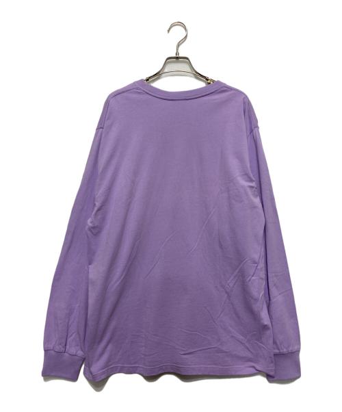 thisisneverthat（ディスイズネバーザット）thisisneverthat (ディスイズネバーザット) ロングスリーブカットソー パープル サイズ:Lの古着・服飾アイテム