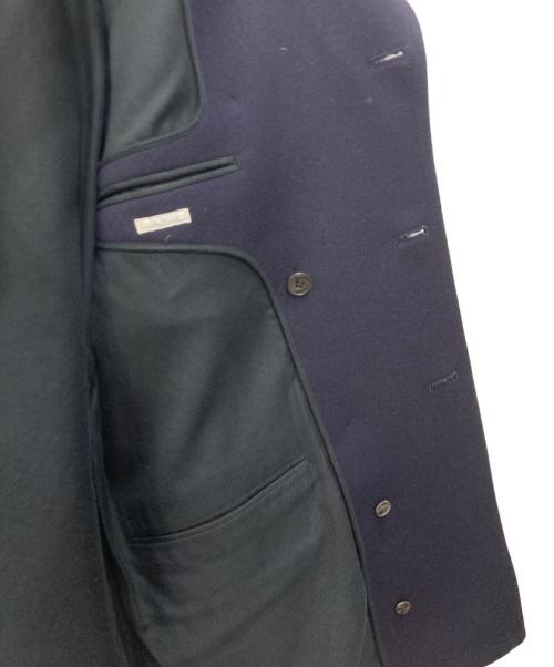 COMOLI（コモリ）COMOLI (コモリ) Cavalier Melton Double Breasted Coat ネイビー サイズ:Lの古着・服飾アイテム