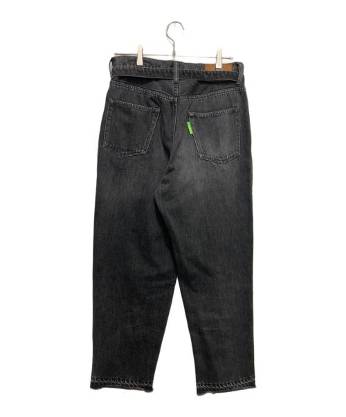 doublet（ダブレット）doublet (ダブレット) CASHMERE DENIM WIDE TAPERED TROUSERS グレー サイズ:Ｍの古着・服飾アイテム