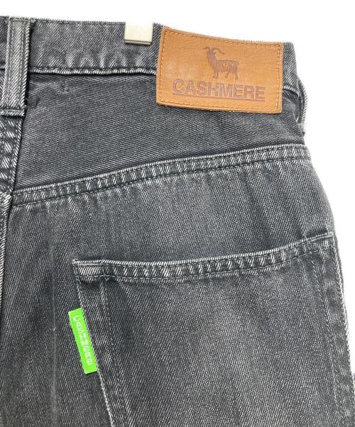 doublet（ダブレット）doublet (ダブレット) CASHMERE DENIM WIDE TAPERED TROUSERS グレー サイズ:Ｍの古着・服飾アイテム