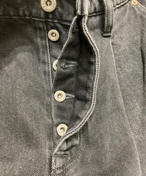 doublet（ダブレット）doublet (ダブレット) CASHMERE DENIM WIDE TAPERED TROUSERS グレー サイズ:Ｍの古着・服飾アイテム