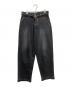 doublet（ダブレット）の古着「CASHMERE DENIM WIDE TAPERED TROUSERS」｜グレー